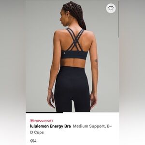 Lululemon Energy Bra